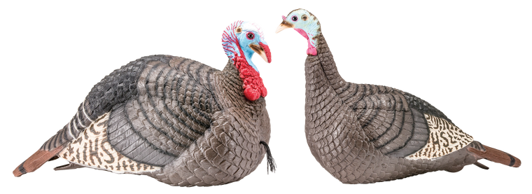 HS Strut 100005 Strut-Lite Jake & Hen Combo Wild Turkey Species Multi Color Synthetic                                                                                                                   