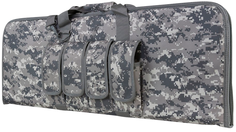 NcStar CVCP2960D36 VISM Carbine Case Digital Camouflage PVC Nylon w/ Lockable Zippers Pockets & Padded Carry Handle                                                                                     