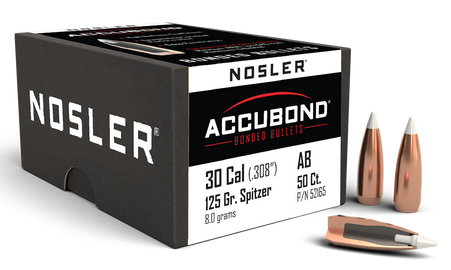 Nosler .308 Winchester 125gr ACCUBOND – 50rd