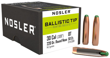 Nosler .308 Winchester 220gr – 50rd