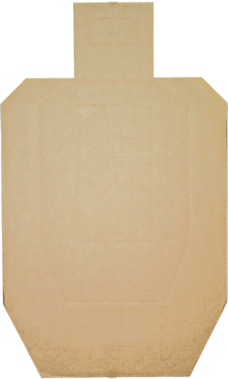 Action Target IPSC-CB IPSC/USPSA Targets Hanging Cardboard 18" x 30"