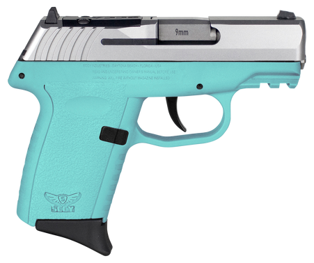 SCCY Industries CPX2TTSBRDRG3 CPX-2 Gen3 RD 9mm Luger 10+1 3.10" SCCY Blue Polymer w/Picatinny Rail Serrated Stainless Steel Slide SCCY Blue Polymer Grip