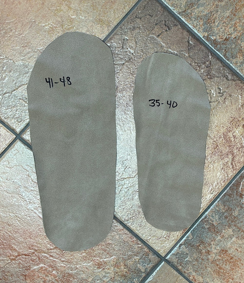 Suede Footbed Liners/Top Covers Suede Footbed Liners/Top Covers