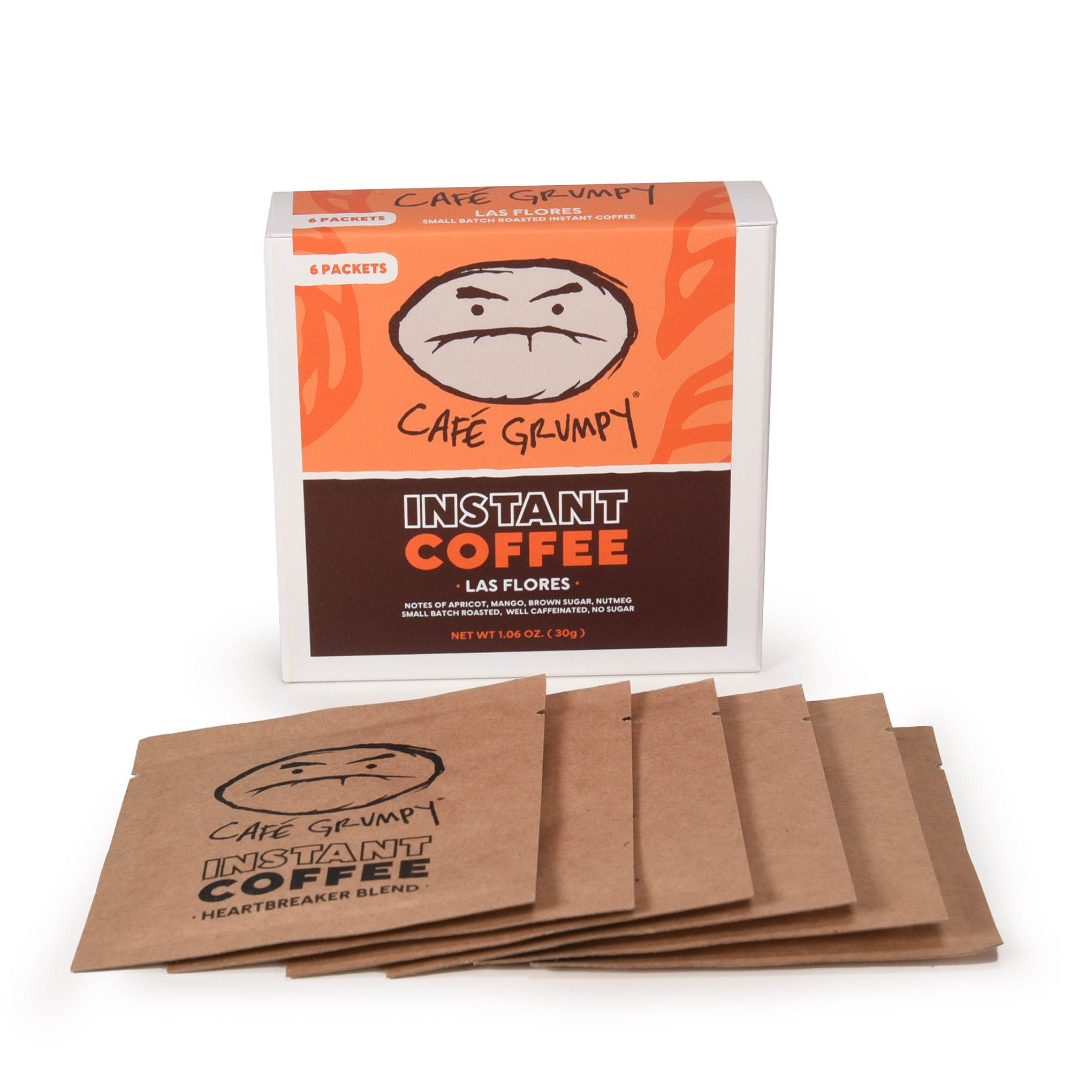 Instant Coffee -Las Flores (6 pack box) - Cafe Grumpy