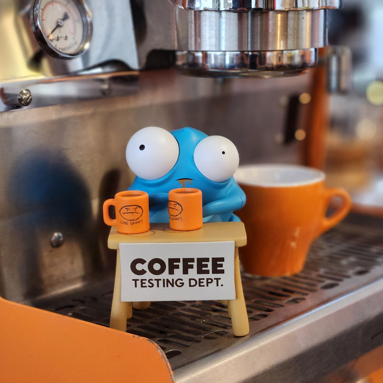 Coffee Testing Department Vinyl Figure - Cafe Grumpy