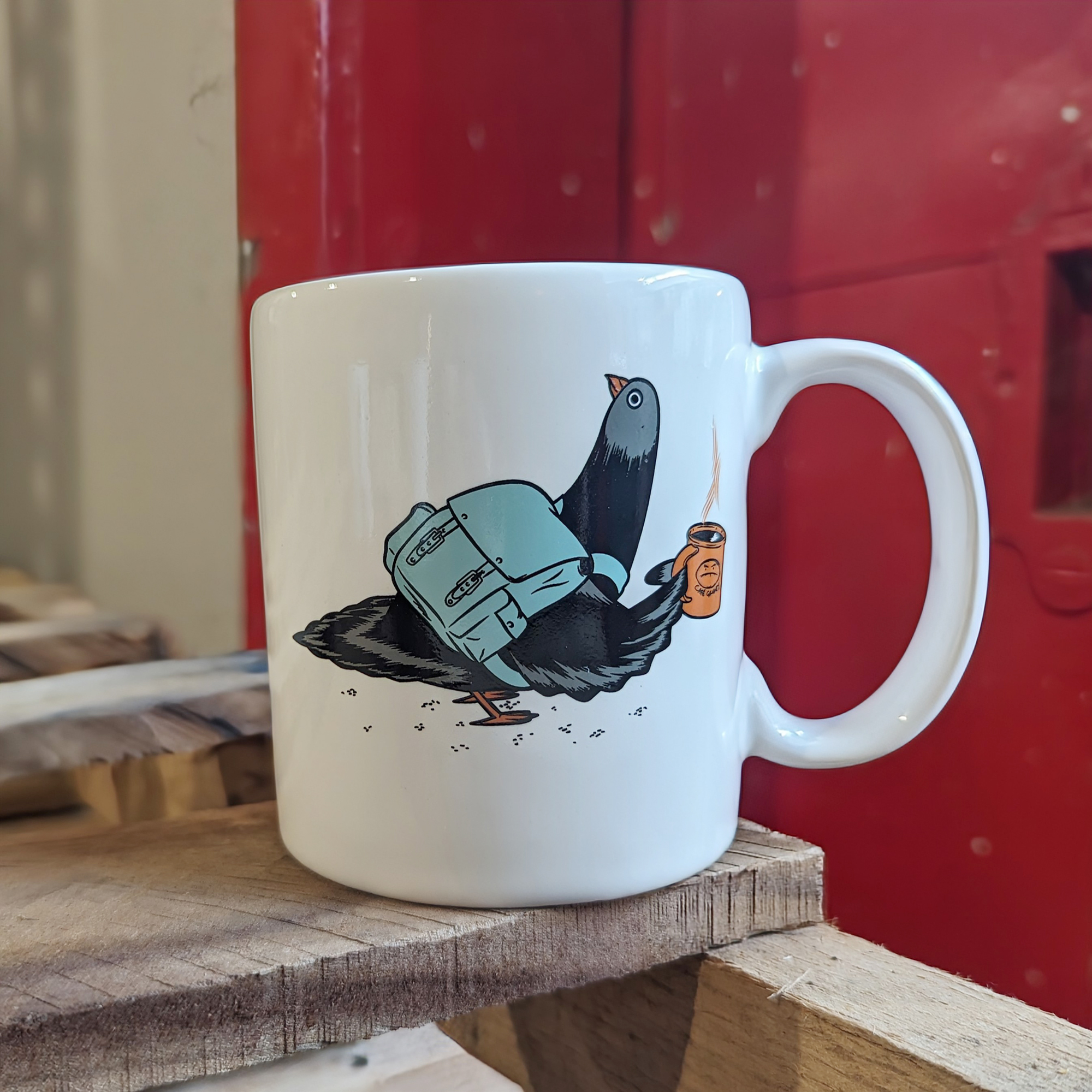Pigeon Commuter Mug