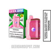 White Peach Raspberry Geek Bar Pulse X2 Disposable Vape wth Pckage Box