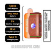 Sour Fcuking Fab Geek Bar Pulse X2 Disposable Vape Specifications