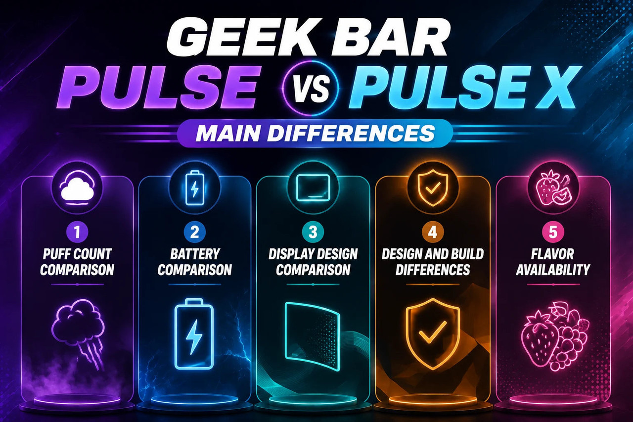 geek bar pulse vs pulse x main difference