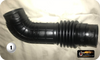 Early accordion style Garrett turbo inlet hose
