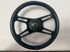 84 Style Daytona Steering Wheel  w/Horn Button (Black)