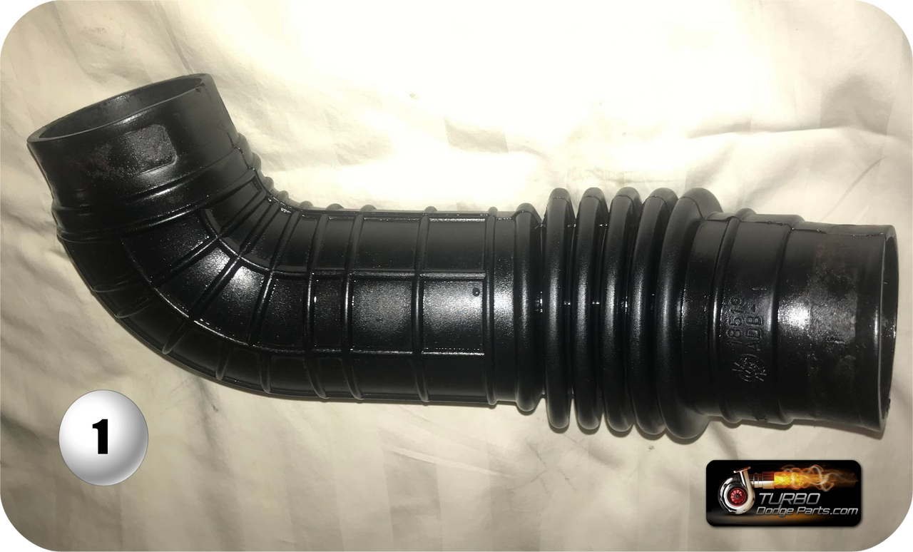 Early accordion style Garrett turbo inlet hose