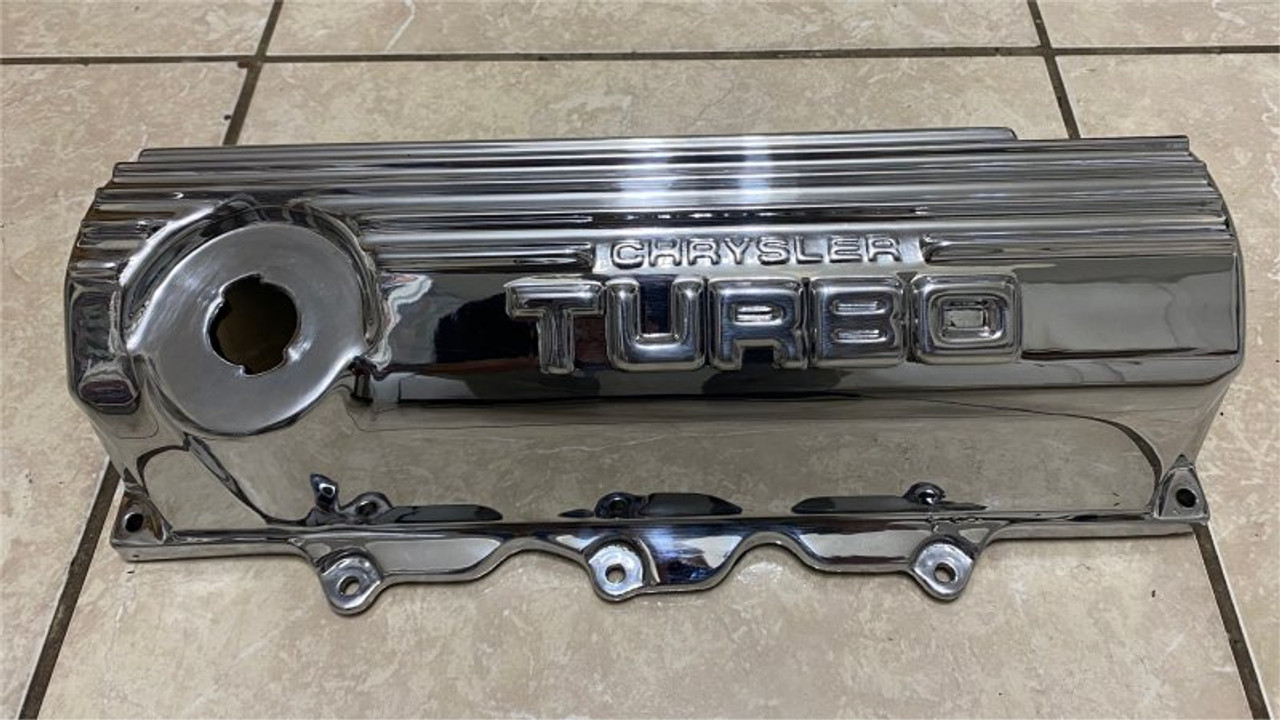 Chrome Turbo Valve Cover Chrysler 2.2/2.5