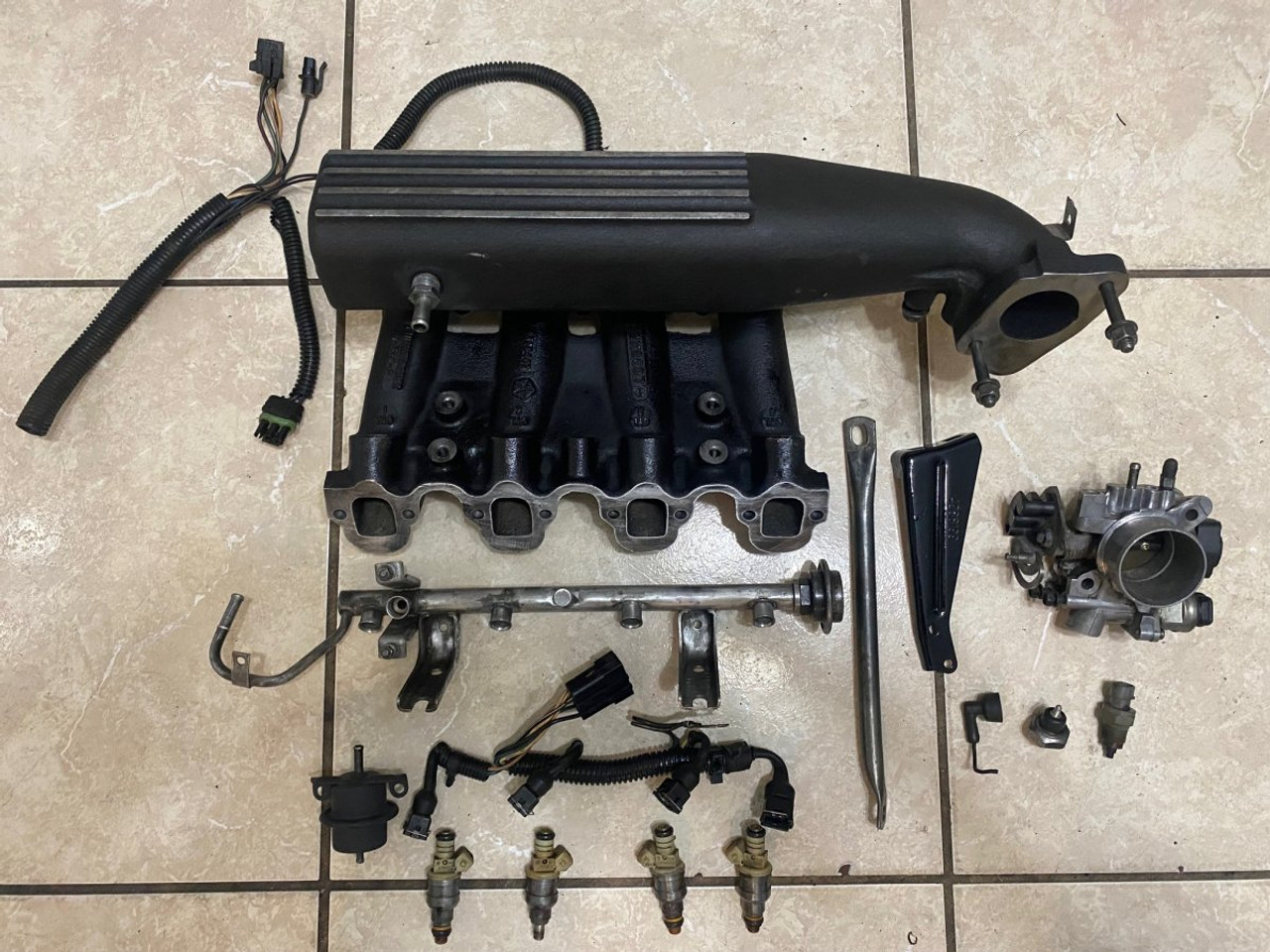 Complete Shelby Two Piece Intake  w/accessories