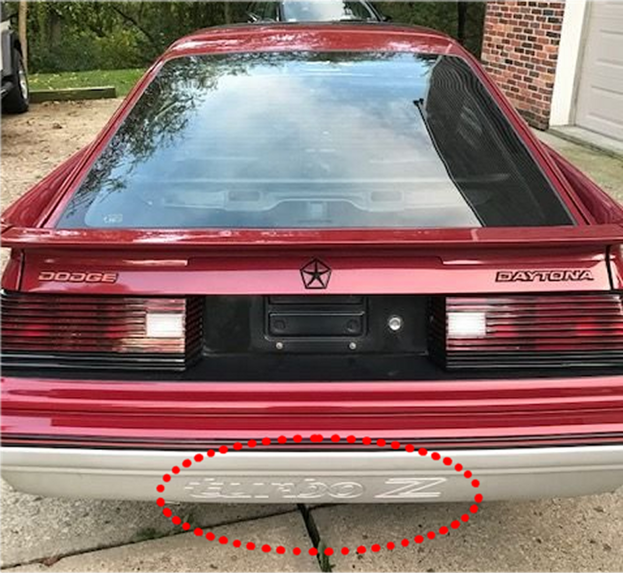 "Turbo Z" Embossed Bumper Cover 84-86