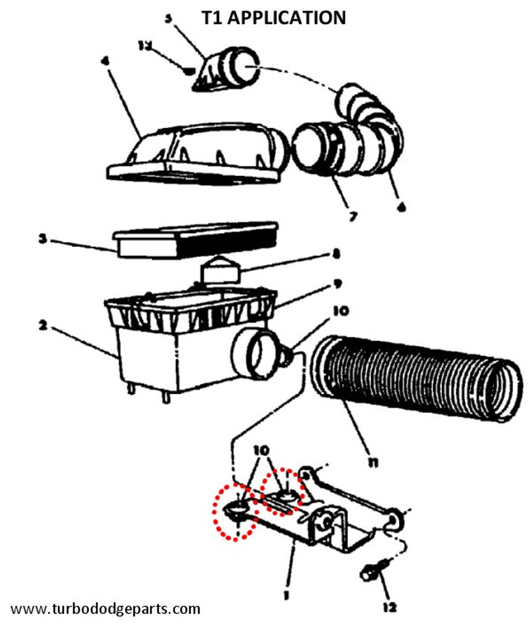Turbo Air Cleaner Bracket Grommet