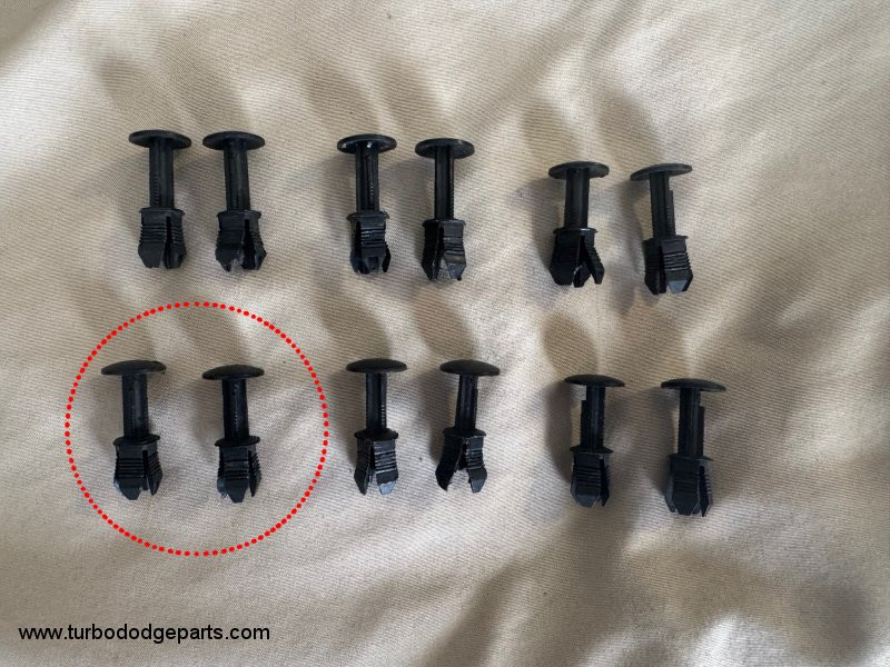 Panel Nails/Pins (Black)