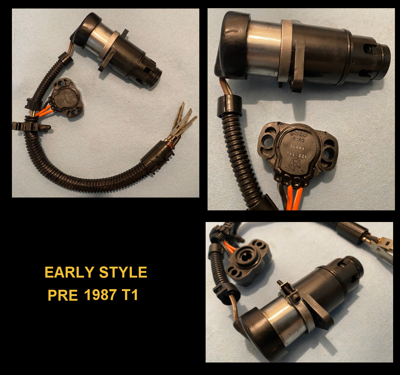 T1 (AIS/IAC)/TPS Sensor Set (84-87) #4288088, 4443051