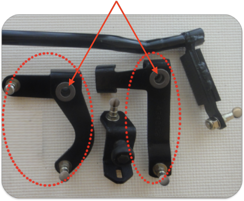 Vinyl Shift Lever Bushings