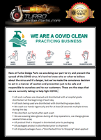 WE ARE COVID CLEAN!