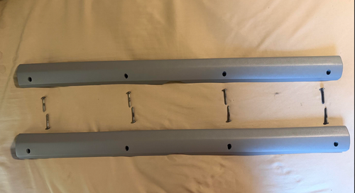 84-89 Daytona Door Sill Plates (Grey)