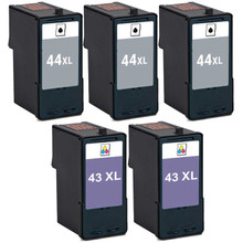 Photos - Inks & Toners Lexmark Remanufactured  43XL & 44XL Ink Cartridge  (All Colors)