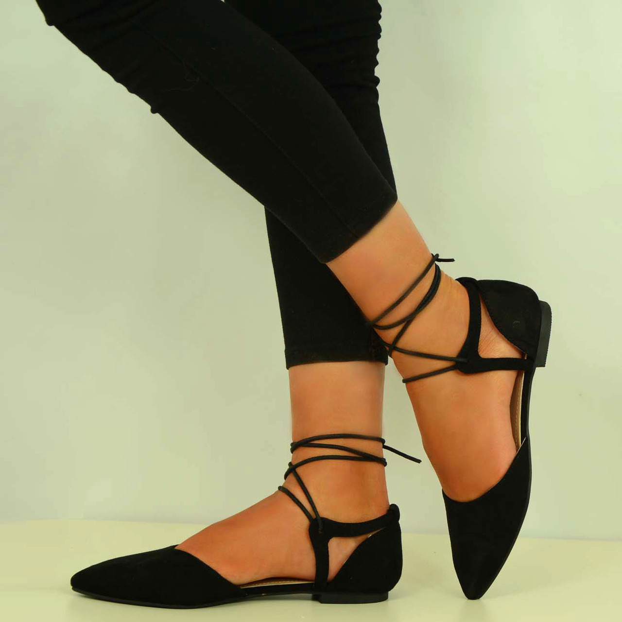 lace up dolly shoes
