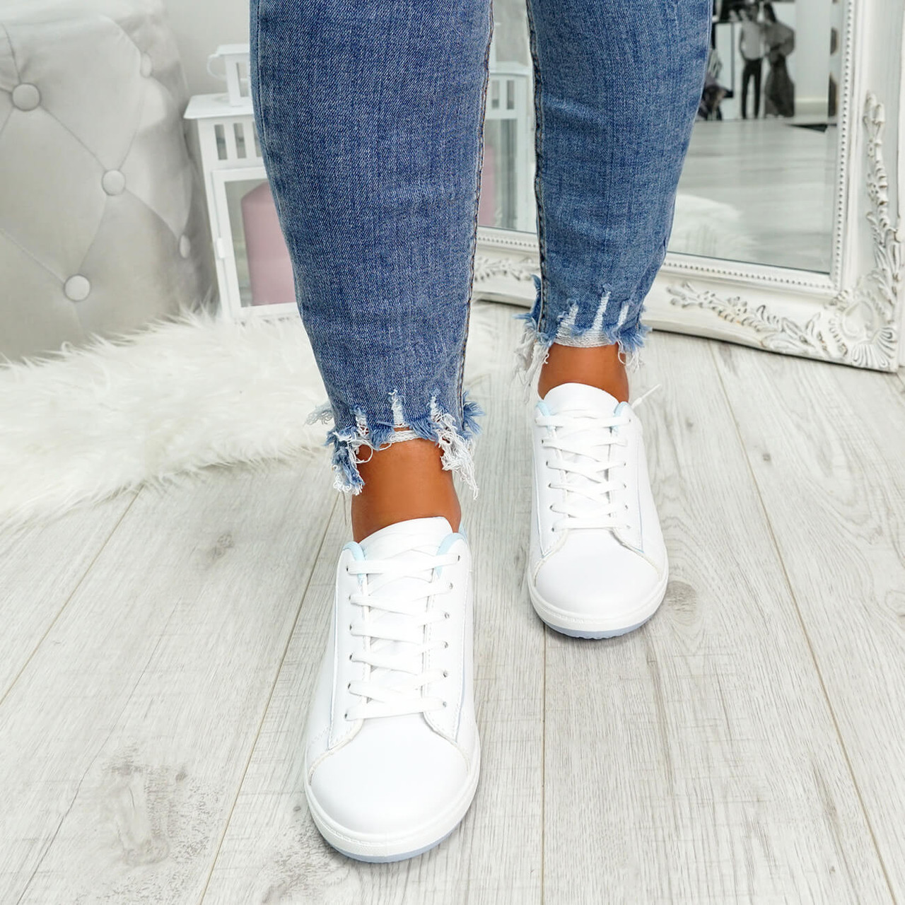 light white trainers