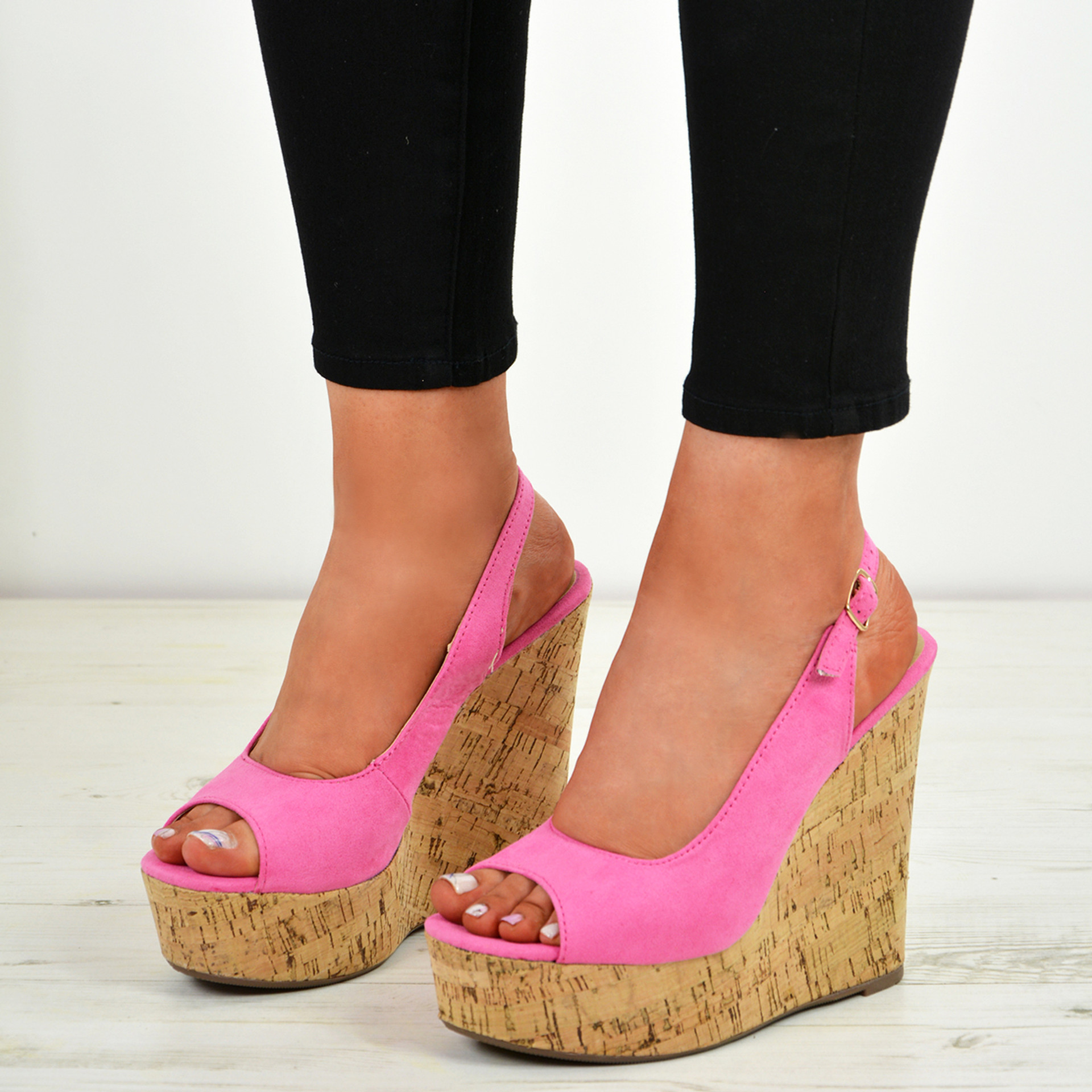 Allyson Hot Pink Sandals