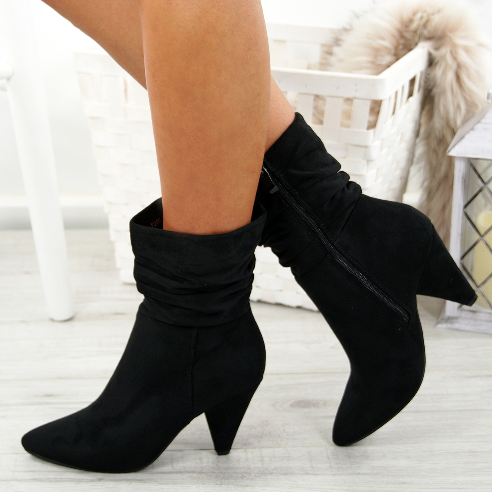 Shop New Look Wide Fit Women's Black Knee High Boots up to 50% Off |  DealDoodle