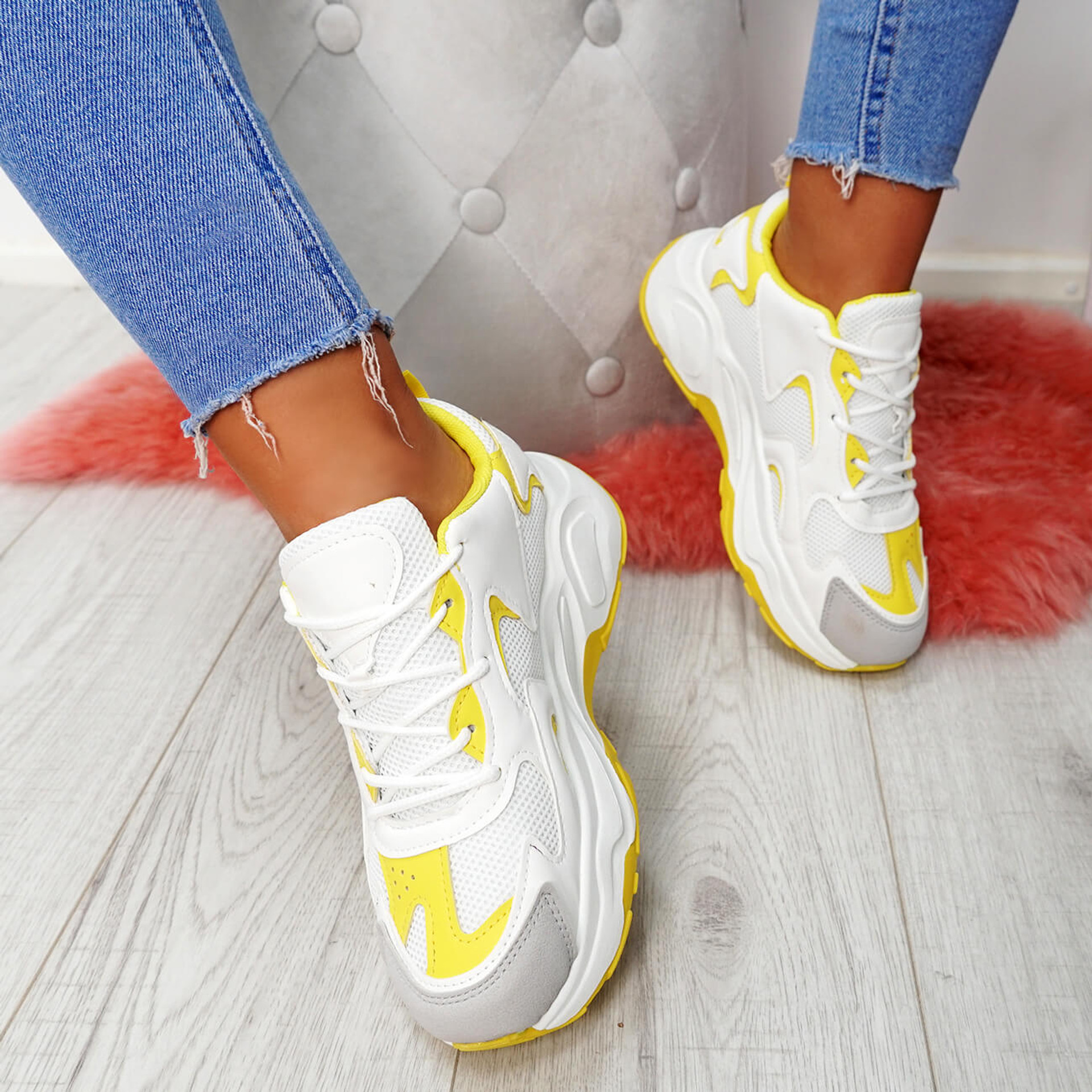 bright chunky trainers