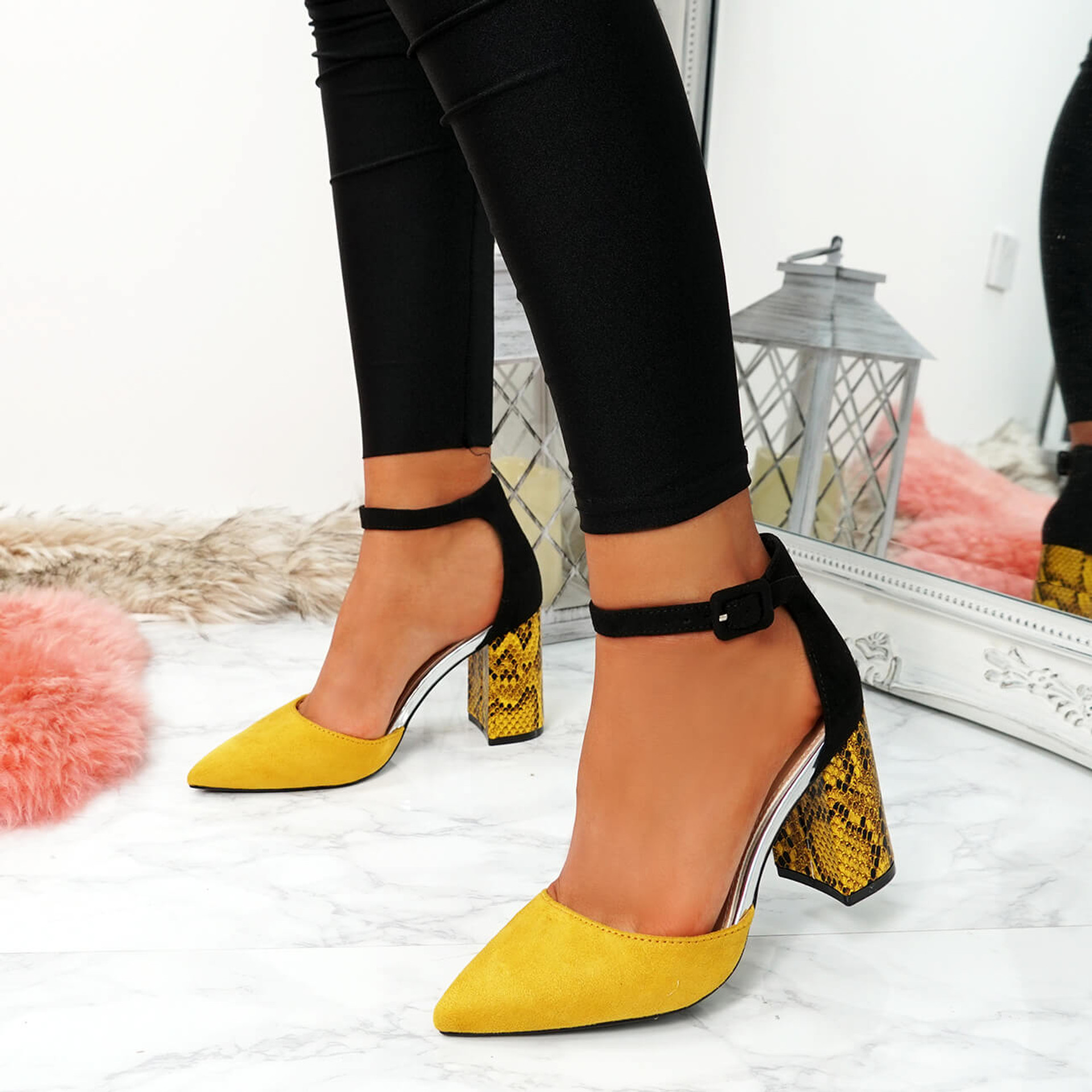 Jimmy Choo Romy Suede Point Toe Pumps Bright Yellow, $595 |  NET-A-PORTER.COM | Lookastic