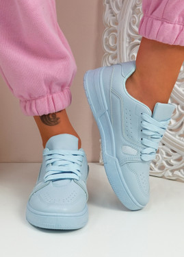 Wella Blue Lace Up Trainers