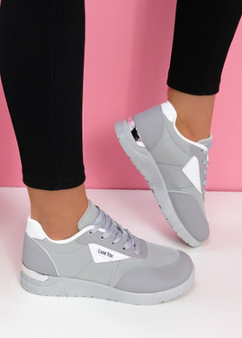 Mandy Grey Fashion Sneakers
