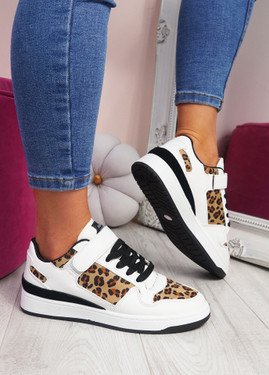 Sabrina Leopard Fashion Sneakers