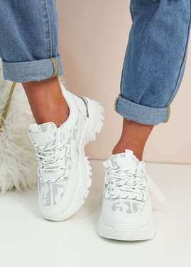 Hollie White Chunky Trainers