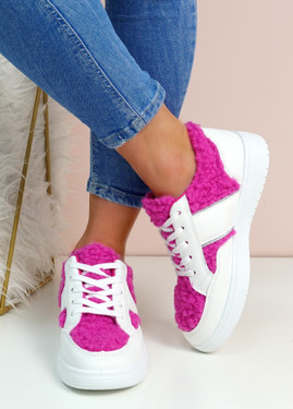 Ellena Rose Red Fashion Trainers