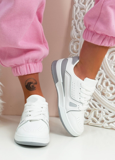 Lilo Grey Lace Up Trainers