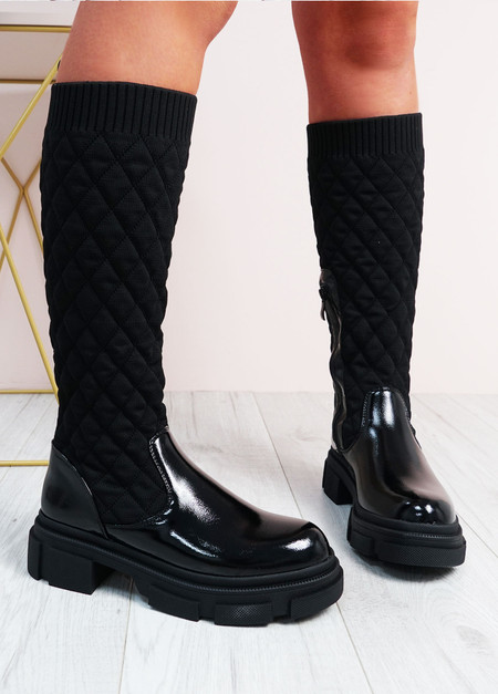 Jamie Vernis Quilted Boots