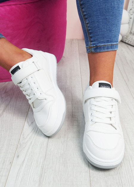 Sabrina White Fashion Sneakers