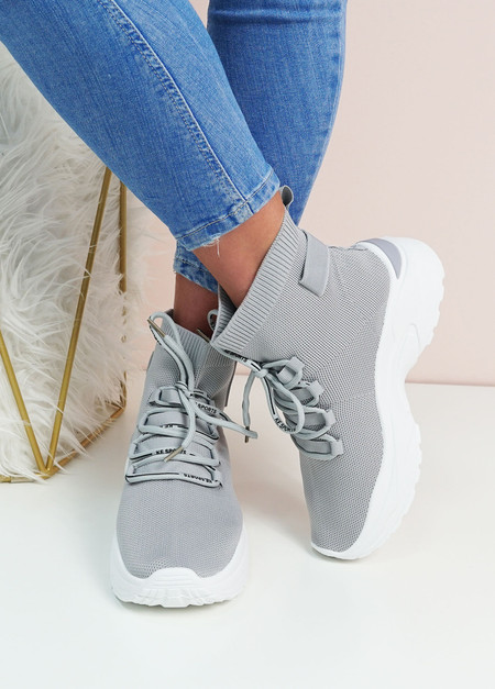 Gabrielle Grey High Top Trainers
