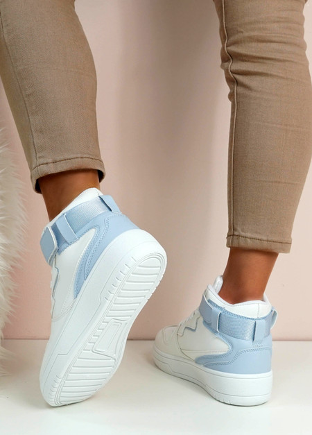 Keira LBlue High Top Trainers