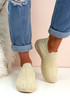 Andrina Beige Knit Trainers