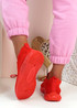 Rya Red Knit Trainers