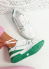 Lilo Green Lace Up Trainers