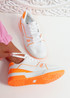 Lilo Orange Lace Up Trainers