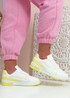 Lilo Yellow Lace Up Trainers