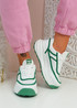 Mendy Green Lace Up Trainers
