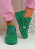 Wella Green Lace Up Trainers
