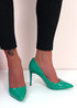 Ziza Green Stiletto High Heel Pumps